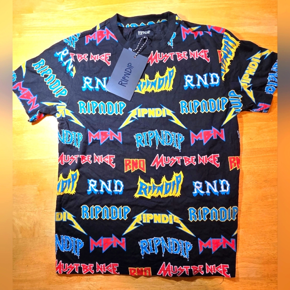 Ripndip Rock N Nerm T Shirt Black, New, NWT, Rare, SMALL
